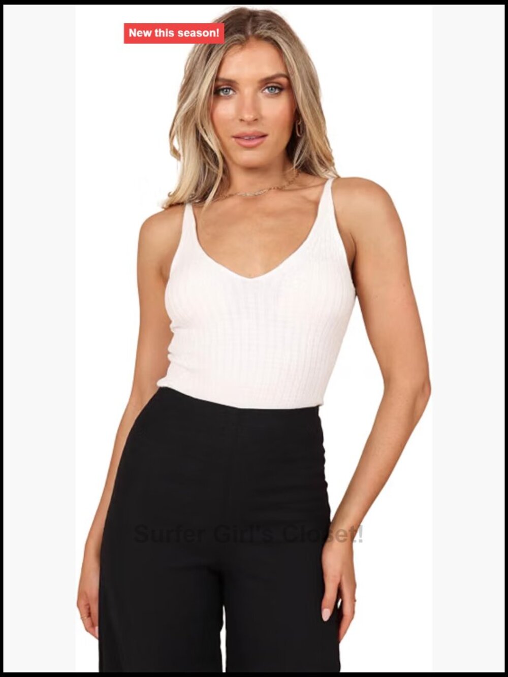 Petal & Pup Women's Gemma V Neck Tank Top 80